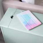 Aqua Accent Table with Charging Station