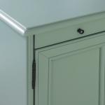 Aqua Accent Table with Charging Station