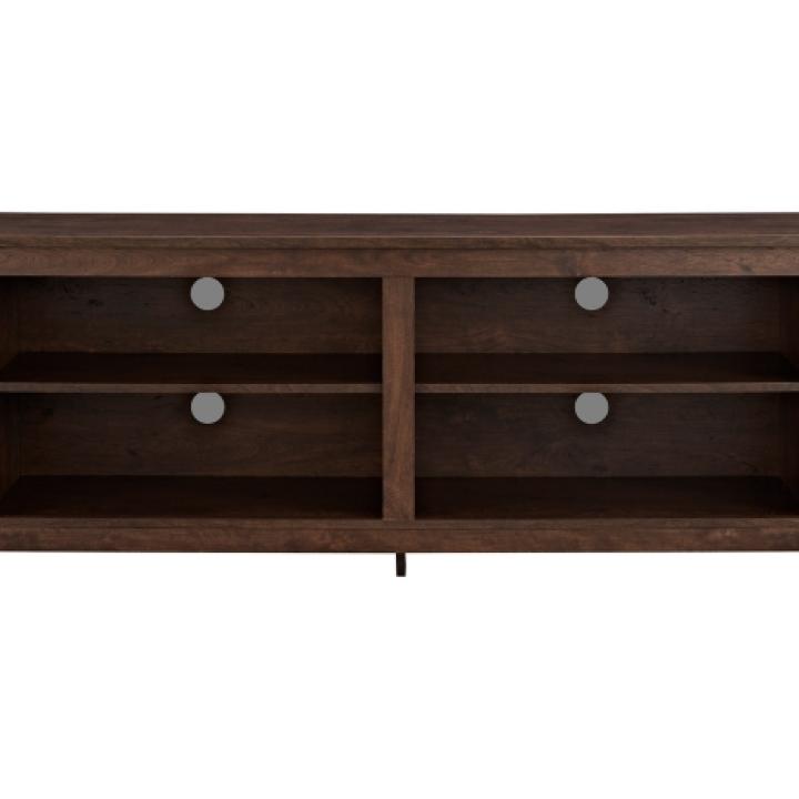 Brown Wood TV Stand, 58 in.