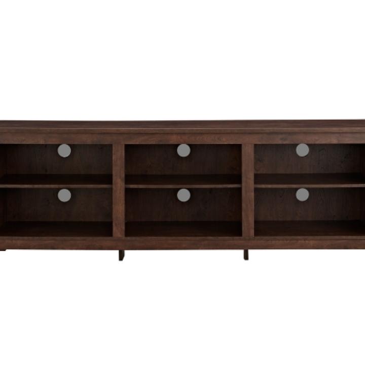 Brown Wood TV Stand, 70 in.