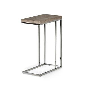 Lucia Chrome Chairside Table
