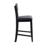 Tyler Vinyl Seat Black Counter Stool