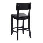 Tyler Vinyl Seat Black Counter Stool