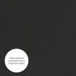 Jack Barrel Back Black Club Chair