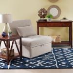 Antique Tobacco Console Table with Bottom Shelf