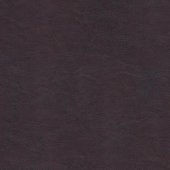 Brown Faux Leather Tufted Round Storage Ottoman