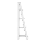 White 4-Tier Ladder Bookshelf