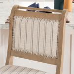 Emma Gray Counter Stool with Nailhead Trim