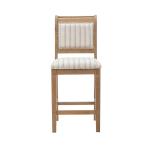 Emma Gray Counter Stool with Nailhead Trim