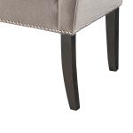Silver Gray Melinda Accent Bench