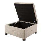 Lila Tufted Sand Storage Ottoman