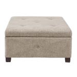 Lila Tufted Sand Storage Ottoman