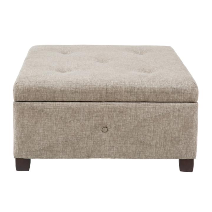 Lila Tufted Sand Storage Ottoman