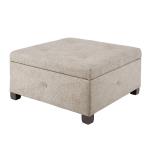 Lila Tufted Sand Storage Ottoman