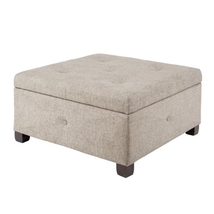 Lila Tufted Sand Storage Ottoman