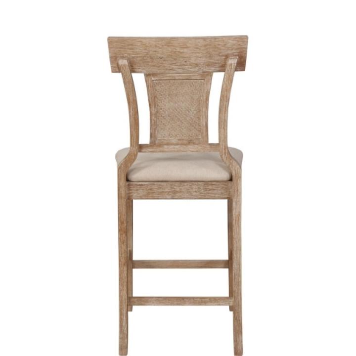 Ray Brown with Gray Wash Finish Counter Stool