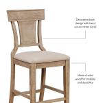 Ray Brown with Gray Wash Finish Counter Stool
