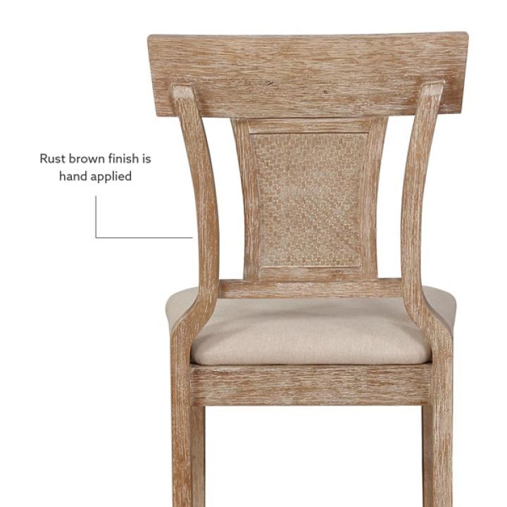 Ray Brown with Gray Wash Finish Counter Stool