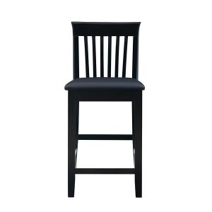 Black Jayden Craftsman Counter Stool