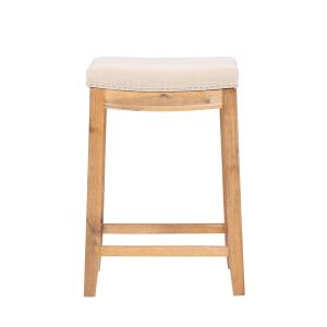 Riverdale Acacia Wood Counter Stool