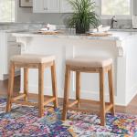Riverdale Acacia Wood Counter Stool