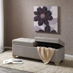 Gray Split Seat Jackson Storage Bench