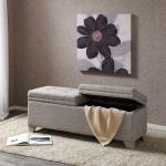 Gray Split Seat Jackson Storage Bench