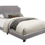 Gray Upholstered Channing King Bed