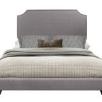 Gray Upholstered Channing King Bed