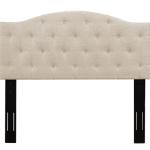 Beige Bryne Button Tufted Full/Queen Headboard