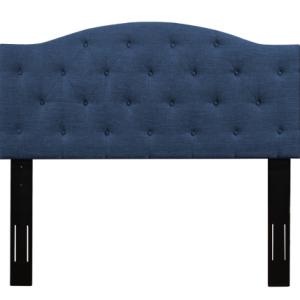 Navy Bryne Button Tufted Full/Queen Headboard