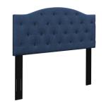 Navy Bryne Button Tufted Full/Queen Headboard