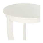 Cream Marion Pedestal Accent Table