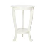 Cream Marion Pedestal Accent Table