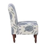 Sea Turtle Print Accent Chair