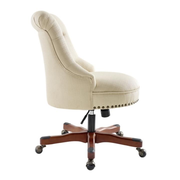 Beige Miller Tufted Office Chair