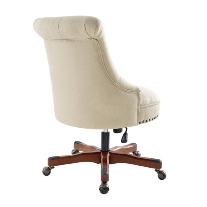 Beige Miller Tufted Office Chair