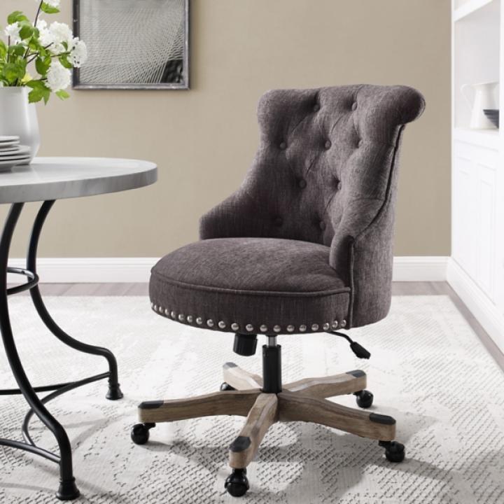 Charcoal Miller Tufted Office Chair