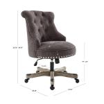 Charcoal Miller Tufted Office Chair