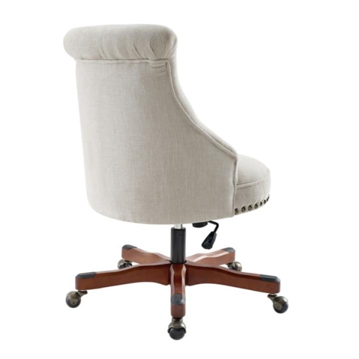 Natural Miller Tufted Office Chair