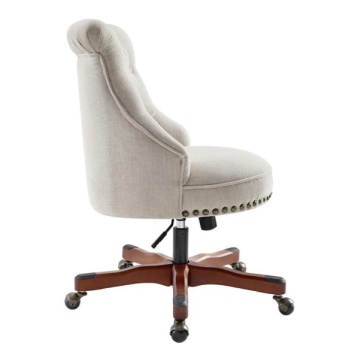 Natural Miller Tufted Office Chair