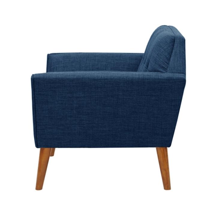 Blue Newman Mid-Century Accent Chair