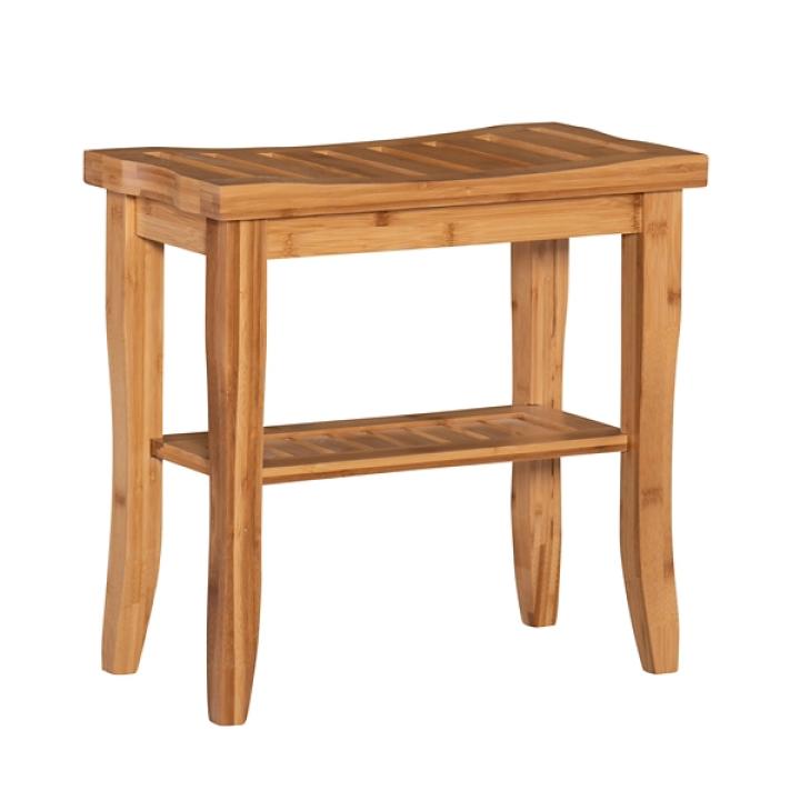 Sumter Bamboo Bathroom Stool