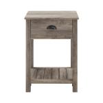 Gray Wash Country Accent Table