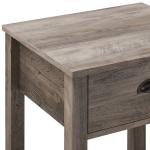 Gray Wash Country Accent Table