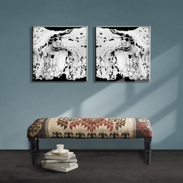 Multi Color Bohemian Bench