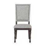 Gray Dawson Upholstered Dining Chairs, Set of 2