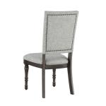 Gray Dawson Upholstered Dining Chairs, Set of 2