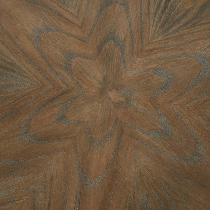 Brown and Black Wooden Hemlock Accent Table