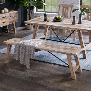 Natural Wooden Sonoma Dining Bench